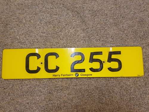 Glasgow Numberplate with BMW logo