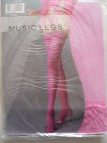 Pink Thigh High Stockings