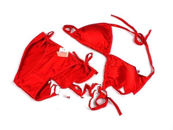 Red Shiny Bikini