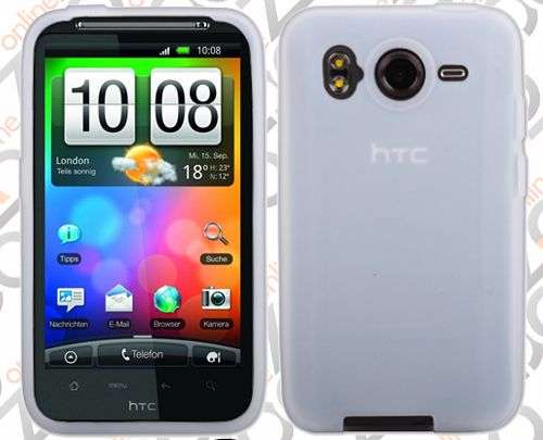 Silicone Gel Case for HTC Desire HD - Clear