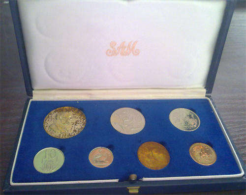 1967 SA SHORT PROOF SET in original SA Mint box - Crazy Wednesday R1 auction