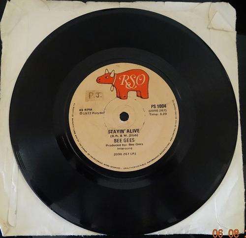 Seven Single Bee Gees - Stayin' Alive/Subway
