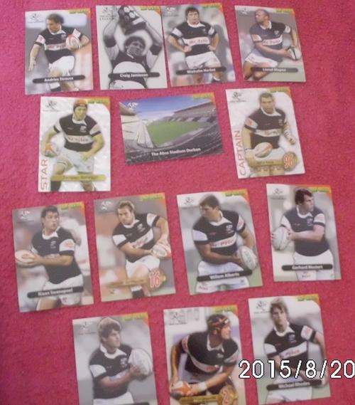 2010 Rugby Trading Cards 14 X Sharks Players