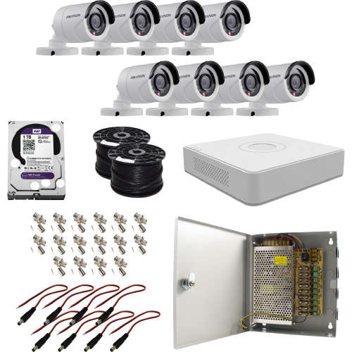 Hilook By hikvision 8 channel complete kit with 2T.B HDD - cctv,cctv,cctv,cctv,cctv