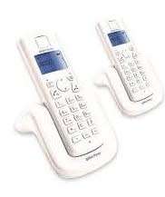 Cordless Analogue Phone Bell Twin Set