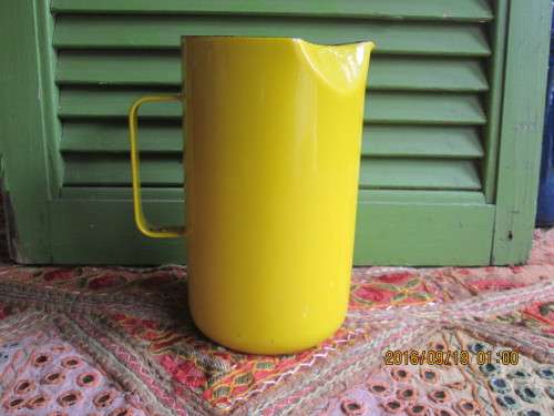 Yellow Enamel Jug