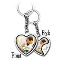 Personalized Photo Key Ring: Heart Shape