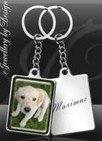 Personalized Photo Key Ring: Portrait Shape