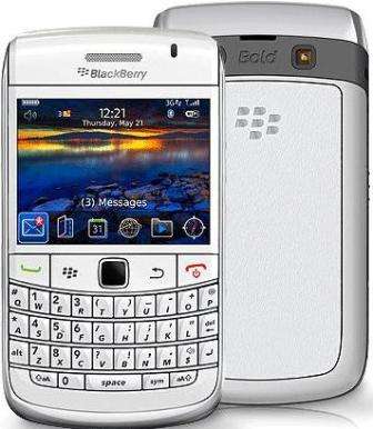 White Blackberry Bold 9700