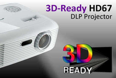 Optoma HD67 3D High-Definition DLP Projector (Superb Condition)