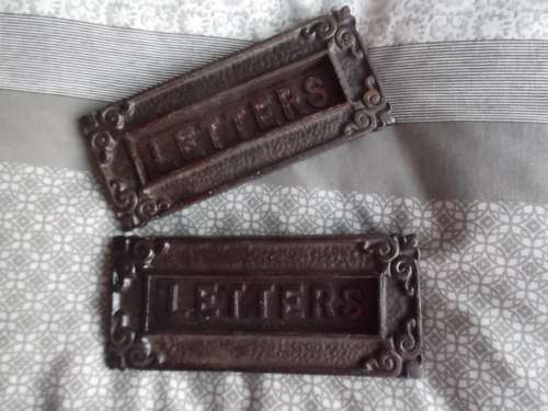 Two Spring Letter Box Fixtures