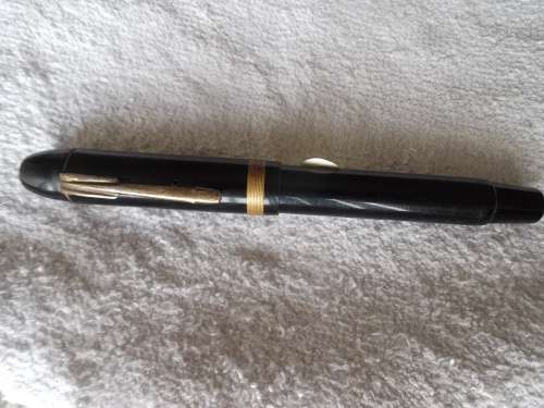 Velvet Point Fountain Pen (6) Ink pump screw top. c1960.REDUCED