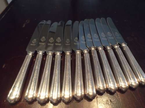 12 EPNS Handles A1 Firth Brearley S/S Blade. Sheffield Make Kelsworth. Beautiful Condition.  24cm