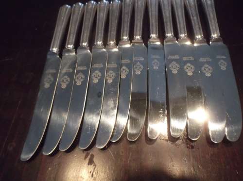 12 EPNS Handles A1 Firth Brearley S/S Blade. Sheffield Make Kelsworth. Beautiful Condition.  24cm