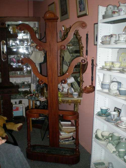 Stunning Antique Teak Hall Stand