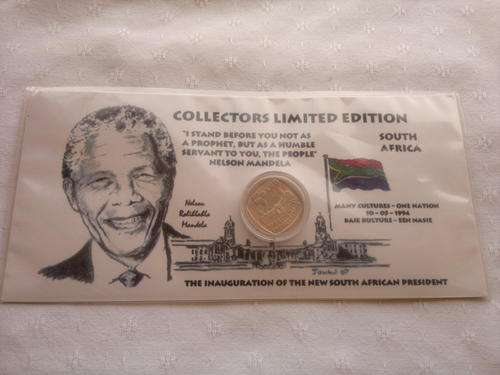 50 X Collectors Limited Edition: 1994 Presidential Inauguration R5 Coin Pack!!!