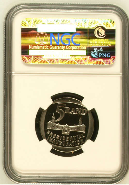 *NO STEPS* NGC PF69 ULTRA CAMEO MANDELA R5 INAUGURATION