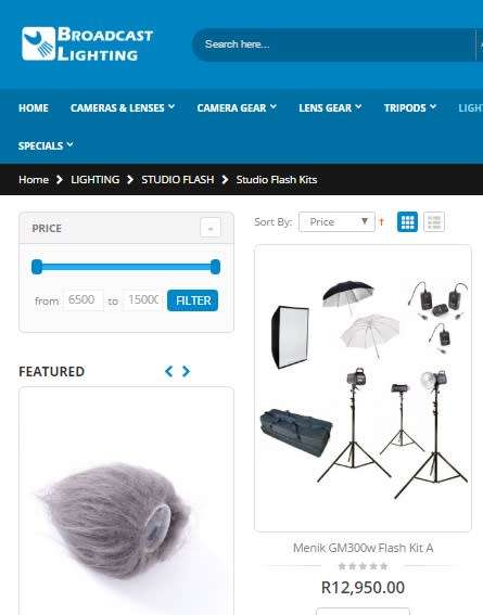 PHOTO STUDIO LIGHTING SYSTEM