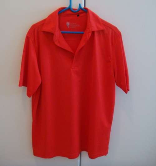 GOLF SHIRT- SIZE LARGE - GARY PLAYER - RED