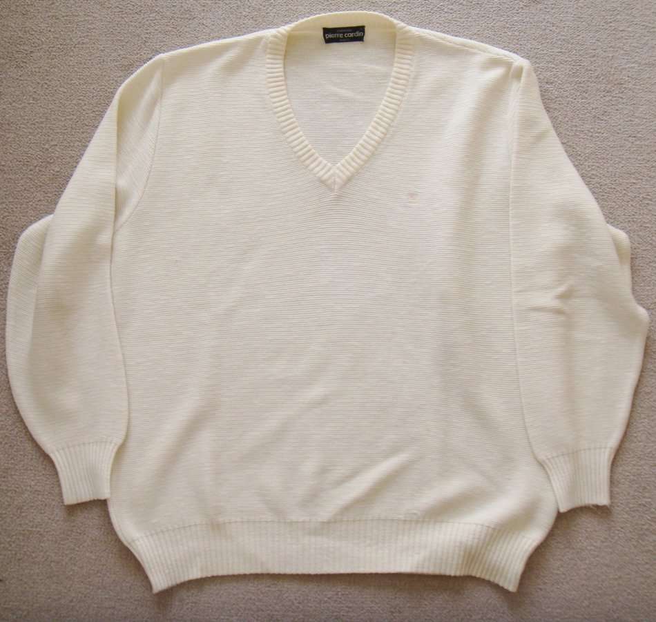 JERSEY - SIZE X LARGE -  CREAM PIERRE CARDIN