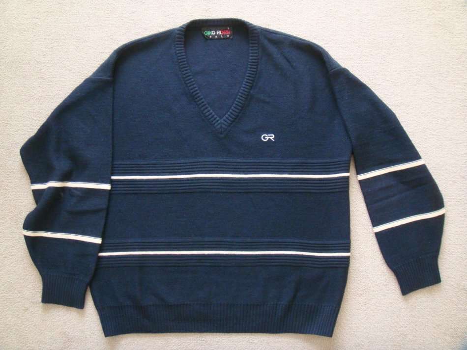 Jersey - Size  Large - Navy - GINO ROSSI    AS GOOD AS NEW