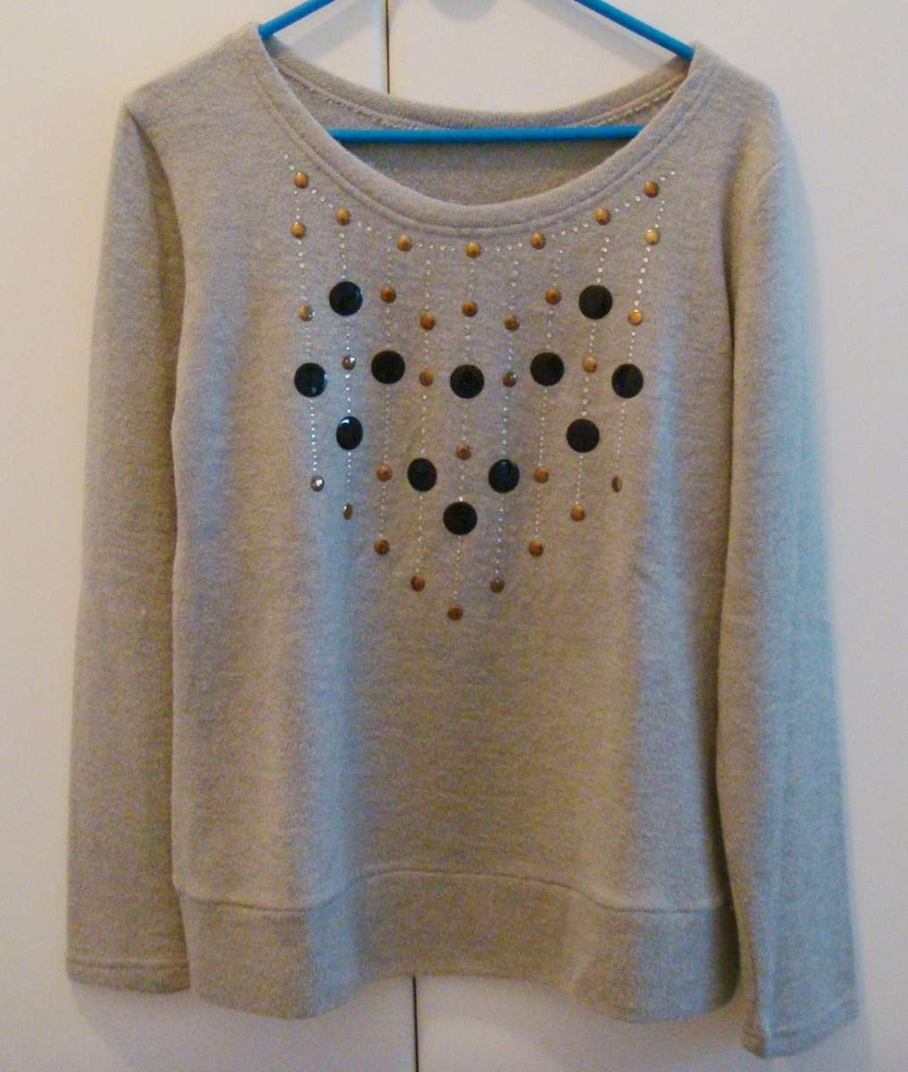 Ladies   Jersey  -   Size  medium  -   Light Grey