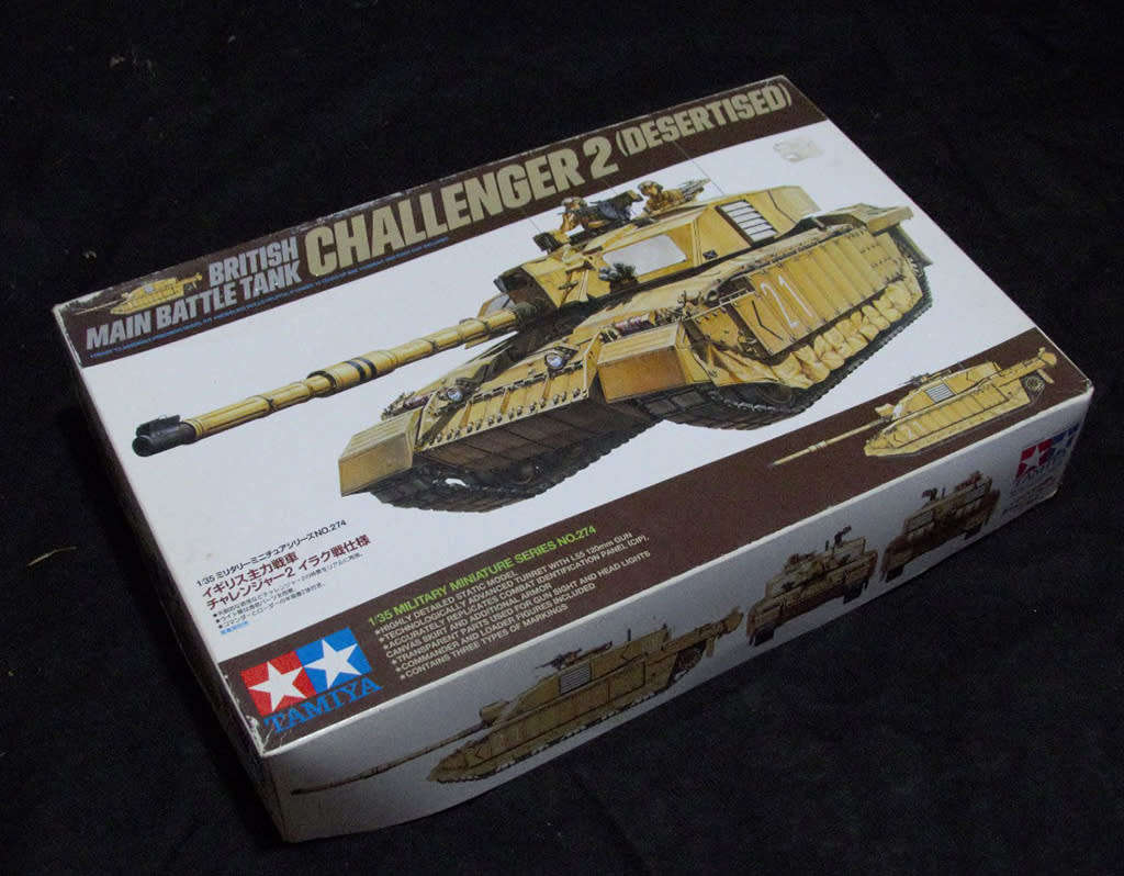 MODEL KITS FOR SALE - Tamiya M1A2 Abrams tank & Tamiya Challenger 2 (Desertized) tank