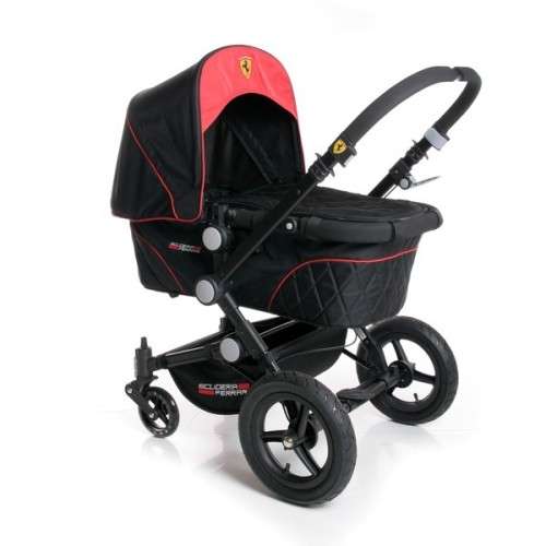 Limited edition, Ferrari Dual Pram ,converts into bed and stroller.