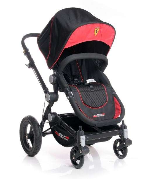 Limited edition, Ferrari Dual Pram ,converts into bed and stroller.
