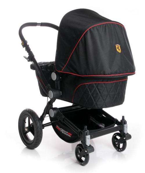 Limited edition, Ferrari Dual Pram ,converts into bed and stroller.