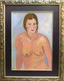Framed Eugenia oil on board 610 x 440