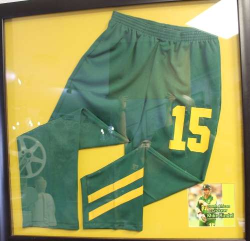 Framed South Africa Cricketer