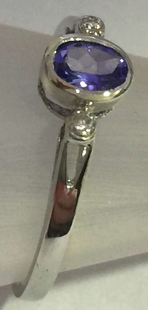 Petite Tanzanite Dress Ring