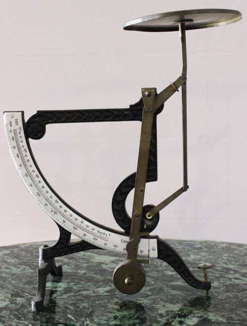 Vintage Old Pharmacy Scale