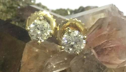 18ct Yellow Gold 0.35ct Diamond Studs