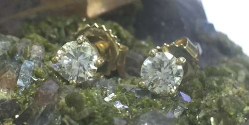 18ct Yellow Gold 0.35ct Diamond Studs
