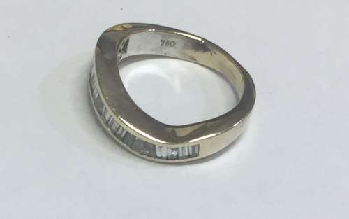 Channel Set Baguette Dress Ring