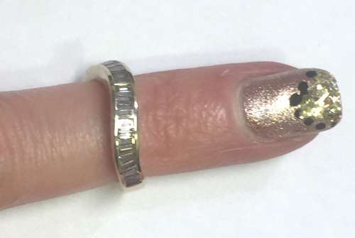 Channel Set Baguette Dress Ring