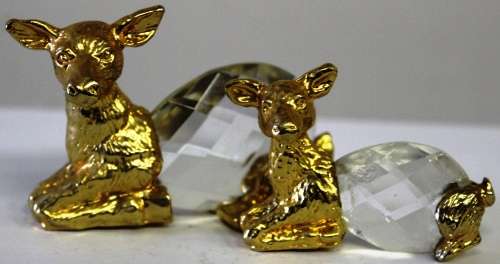 Glass-ball family of dears figure