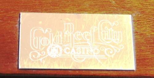 Goldreef City Casino glasses 6 piece