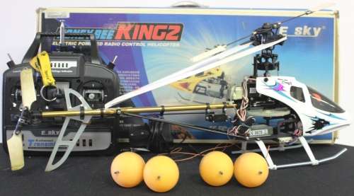 Honey Bee King 2 electric powered radio control helicopter