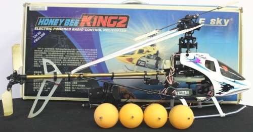 Honey Bee King 2 electric powered radio control helicopter