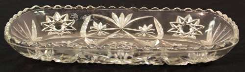 Glass serving dish
