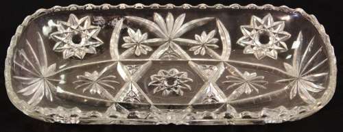 Glass serving dish