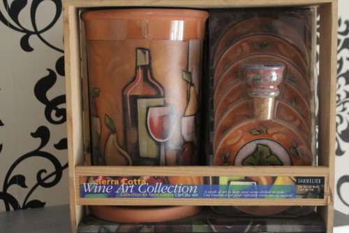 Wine Terracotta chiller set