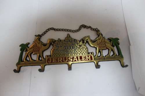 Old collectible key holder from Jerusalem - Israel
