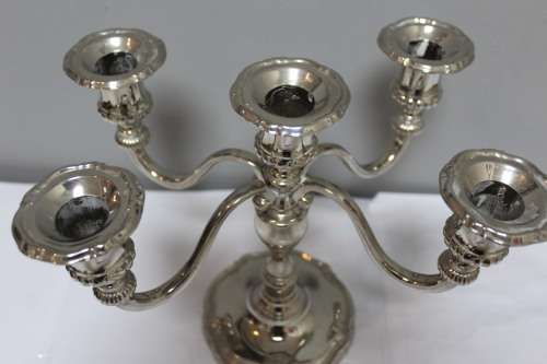 Antique style candelabra - holders 5 x candles