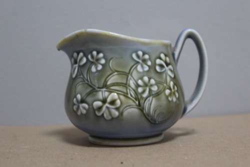 Porcelain milk jug, sugar bowl and cereal bowl - made in Ireland