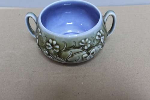 Porcelain milk jug, sugar bowl and cereal bowl - made in Ireland