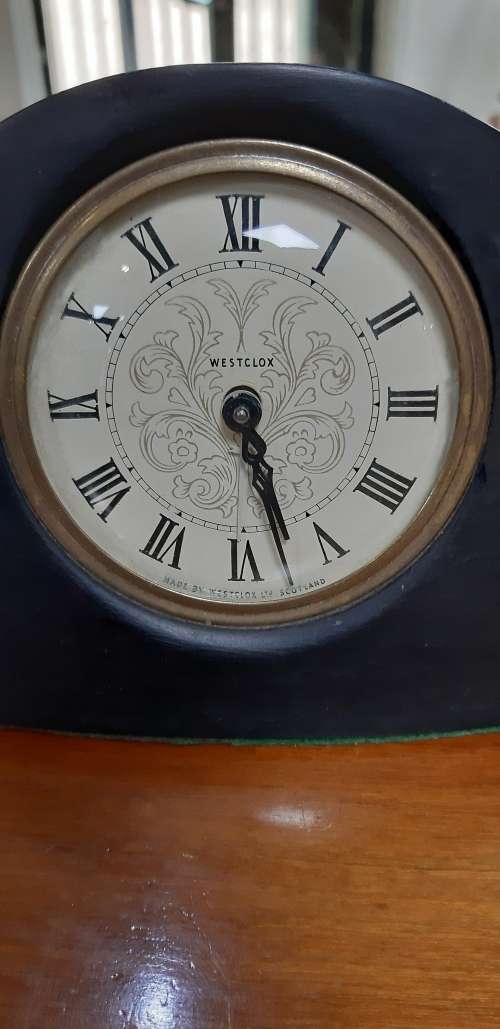 Vintage wind-up clock with alarm